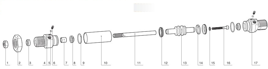 MA Mini Stainless Steel Pneumatik silinder KIT